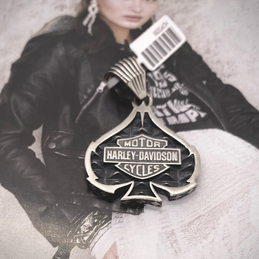 HARLEY-DAVIDSON Spade Pendant. ONE OF A KIND